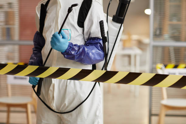 Professional Biohazard Cleanup technician working in Oakland, PA